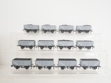 12 x OO Gauge Kit Built BR Grey Mineral Wagons - Individually Numbered