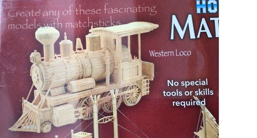 Western loco matchstick - loco, model