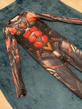 Teenagers adults Cosplay Costume Party Halloween Outfit Black Red X2