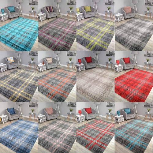 Modern soft tartan checked - modern,