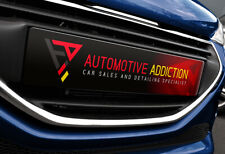 Show Custom Number Plate Covers Forecourt Car Sales Acrylic Novelty CarShow Logo