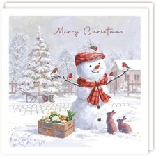 Medium Christmas Cards Snowman