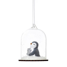Sass and Belle Penguin Dome Bauble