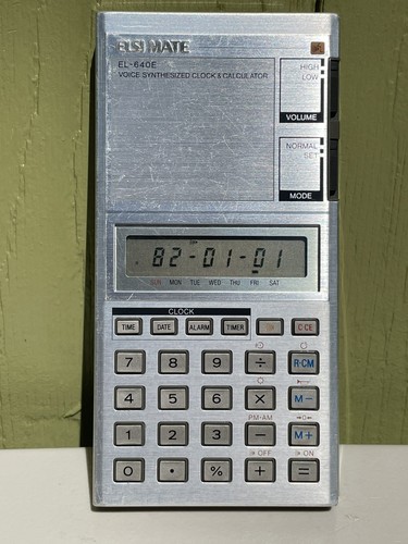 1982 sharp elsi mate 640e - mate, el-640e