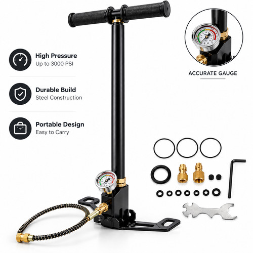 Stage air rifle - 3, pump