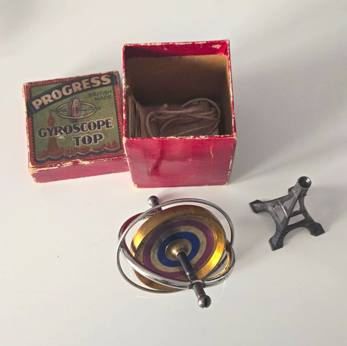 Progress vintage gyroscope top - progress,