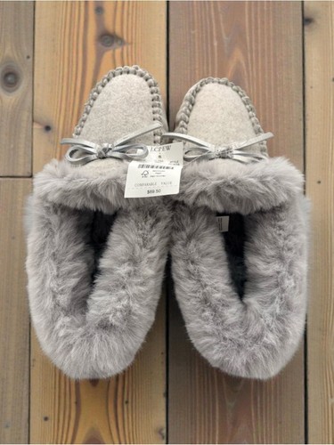 Crew faux shearling - shearling, moccasin