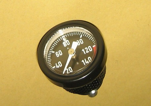 Oil temperature gauge for