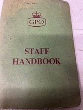 GPO STAFF HANDBOOK APRIL 1958