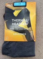 Ex M&S Thermal Heatgen Leggings Grey  BNWT size 14 BNWT Marks And Spencer