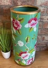 Mint Green & Pink Flowers