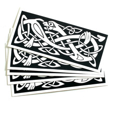 5 x Tribal Snake Celtic Knot