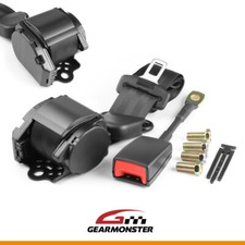 Black 3 Point Inertia Seat