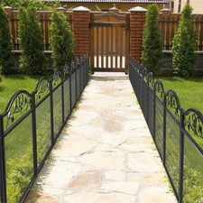 5x Garden Fence Antirust Metal