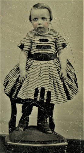 Strange little girl antique - little, girl,