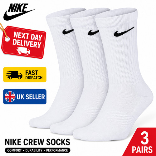 Nike crew socks white sports - crew,