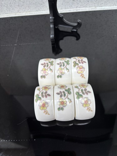 Vintage six napkin rings - vintage,