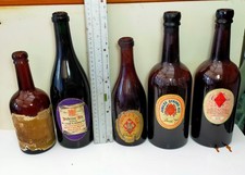 large mixed beer bottles