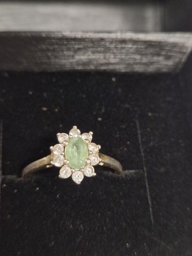 Silver green white - silver,