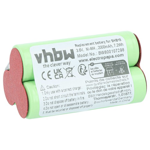 Battery for babyliss t24 t24b - battery,