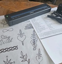 Brother PocketJet PJ-623 Mobile Thermal Tattoo Stencil Printer Used & Working