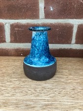 Vintage Pottery Vase 50's Danish Retro Ceramics Holbaek  Ht 12cm WGP Interest