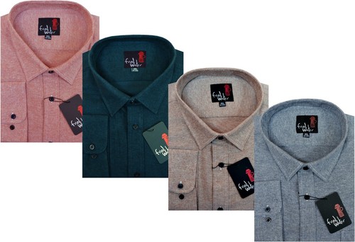 Flannel shirt plain yarn - plain,