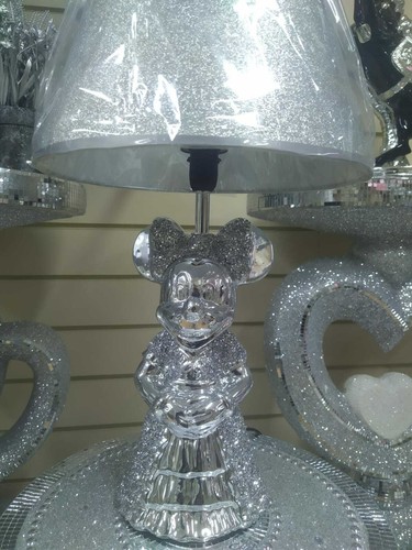 Silver crushed diamond minnie - crushed,