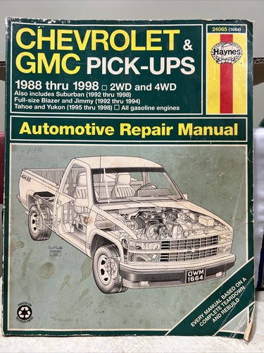 Haynes chevrolet gmc pick up - haynes,