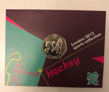 2011 HOCKEY 50p Coin Brilliant