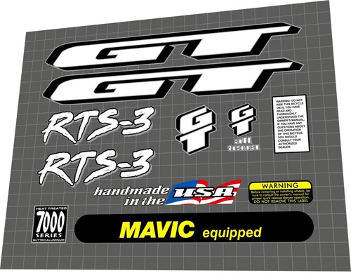 1996 rts white grey decal - gt,