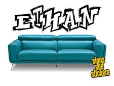 Personalised Graffiti wall art name sticker decal style d. any name kids bedroom