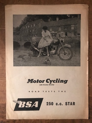 Vintage motor cycle star - cycle,