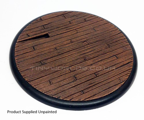 120mm round lipped wood - round,