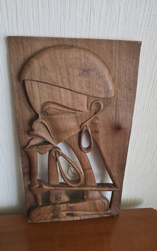 Hand carved wooden wall - hand,