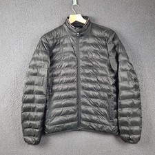 TOMMY HILFIGER MERCEDES AMG MOTORSPORT Jacket Mens XS Black Puffer Insulated