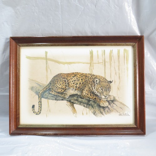 Vintage framed leopard - vintage,