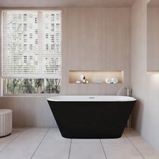 Modern Matt Black 1500x720mm