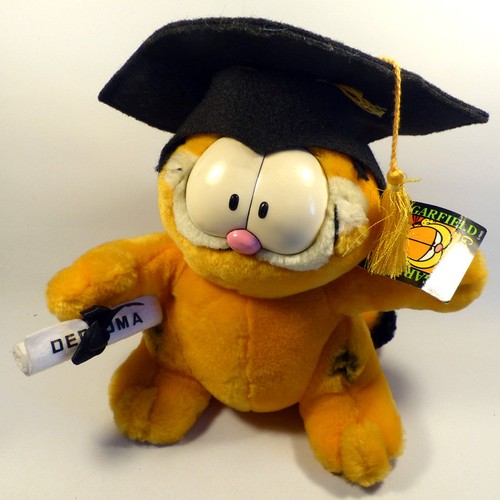 Garfield vintage plush - garfield,