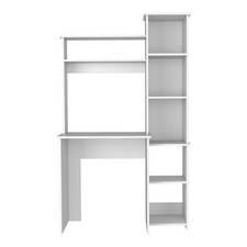 Writing Desk w/ 2 Shelves & 5