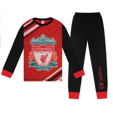 Liverpool FC Boys Pyjamas Long Sublimation Kids OFFICIAL Football Gift