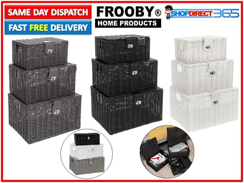 Set wicker resin woven - 3,
