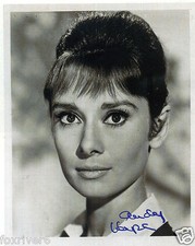Audrey hepburn signed - hepburn,