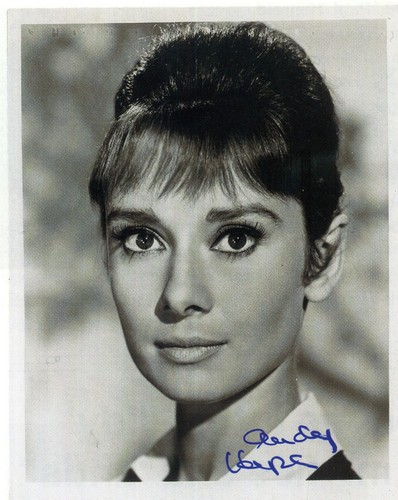 Audrey hepburn signed - hepburn,