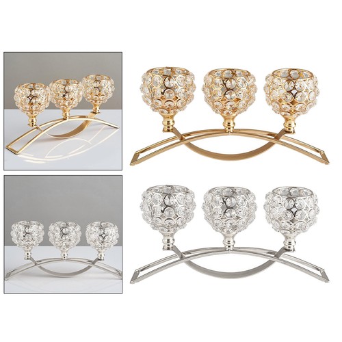 Iron arm crystal candle - iron,