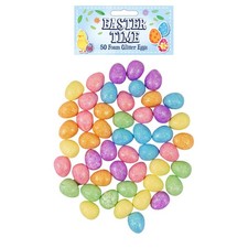 Easter Glitter Eggs 50 Pack