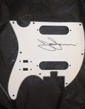 signed tony iommi black sabbath  guitar scratchplate