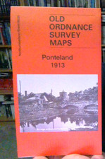 MAP OF PONTELAND 1913: NORTHUMBERLAND SHEET 85.05 BY A Godfrey NEW 9781787219137