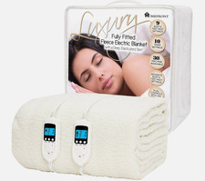 Heated Blanket Electric Mattress Cover Size SuperKing Double Single Dual Control