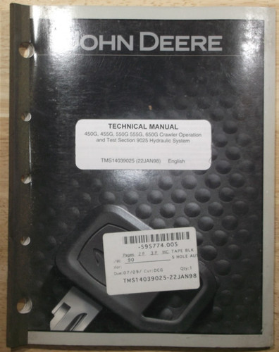 John deere 450g 455g 550g - 450g, 555g